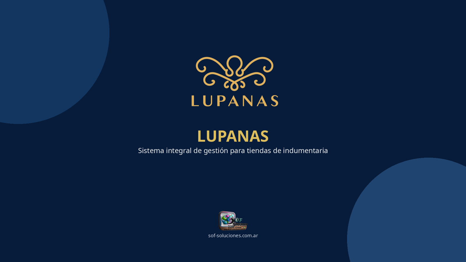Captura de LUPANAS · Gestión de Tienda